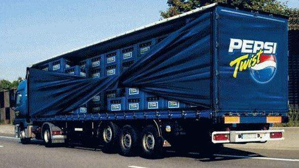 Konsep Iklan 3D Keren yang Ada pada Truk