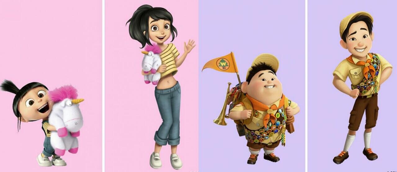 Keren! Inilah 12 Ilustrasi Karakter Kartun Jika Sudah Dewasa