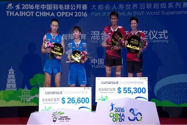 Tontowi/Liliyana Pastikan Indonesia Juara Umum China Terbuka 2016