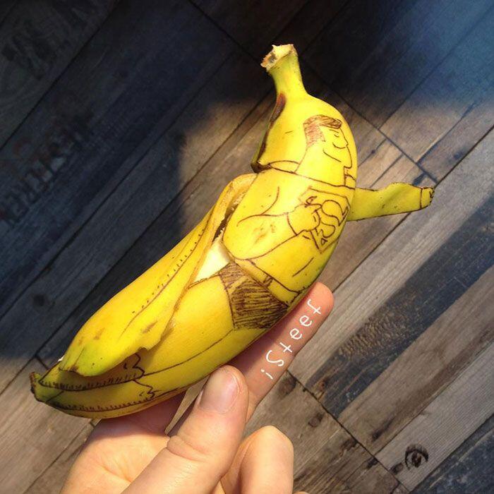 &#91;15 FOTO&#93; Karya Seni dari Buah Pisang Bikin Kamu Geleng-geleng!