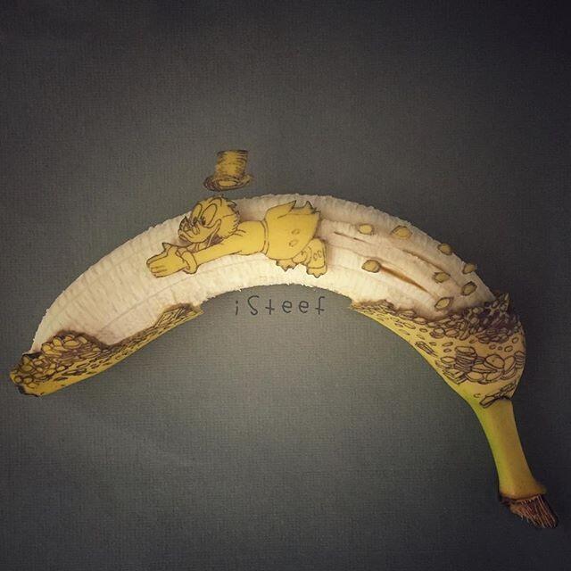 &#91;15 FOTO&#93; Karya Seni dari Buah Pisang Bikin Kamu Geleng-geleng!