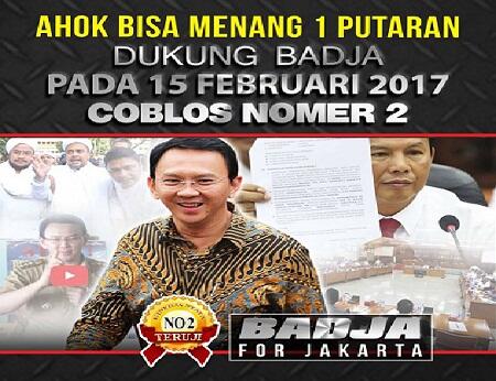 Ahok Nyaris Menang Satu Putaran Pilkada DKI Meski Jadi Tersangka?