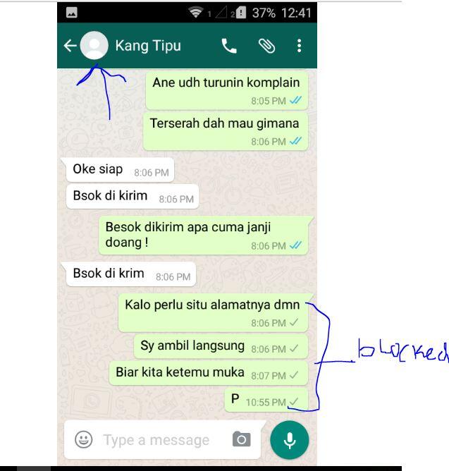 Hati2 terhadap toko Onlineshop &quot;WAWANCELL&quot; 