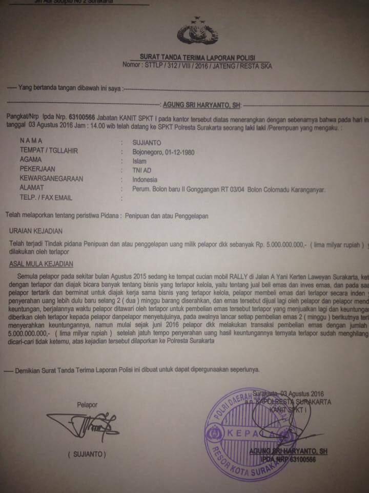dicari penipu a.n yusak sie haryanto (nama Di KTP berubah ubah)