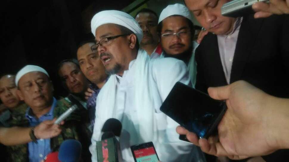 Rizieq Siap Diperiksa Asal Polda Metro Perbaiki Surat Panggilan