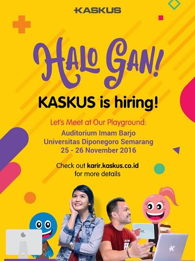 Tertarik Jadi KASKUS Officer?Langsung Datang Ke Undip Career Expo Gan! 