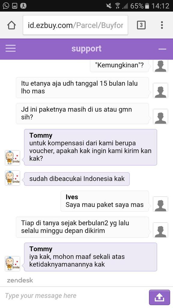 EZBUY INDONESIA Mengecewakan! (Hati-hati Gan!)