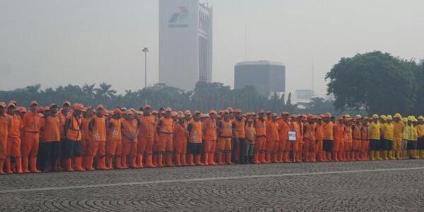 Usai Dipuji Sumarsono, Sejumlah Anggota Pasukan Oranye Diskors
