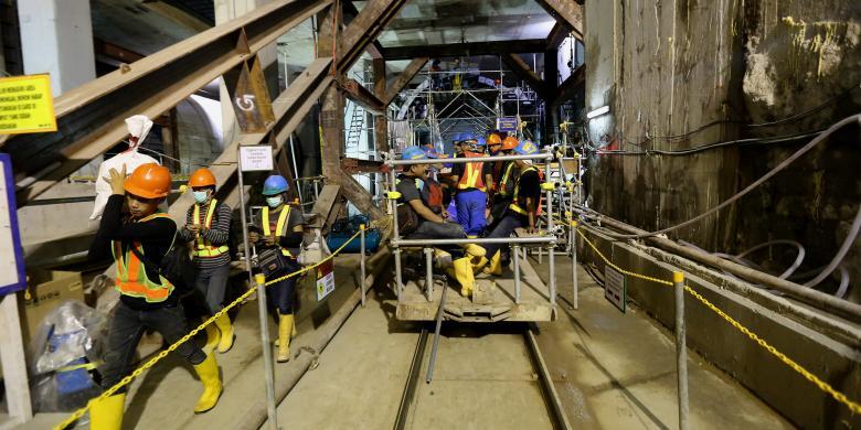 Setiap Minggu, Pekerjaan MRT Jakarta Menampakkan Kemajuan Signifikan