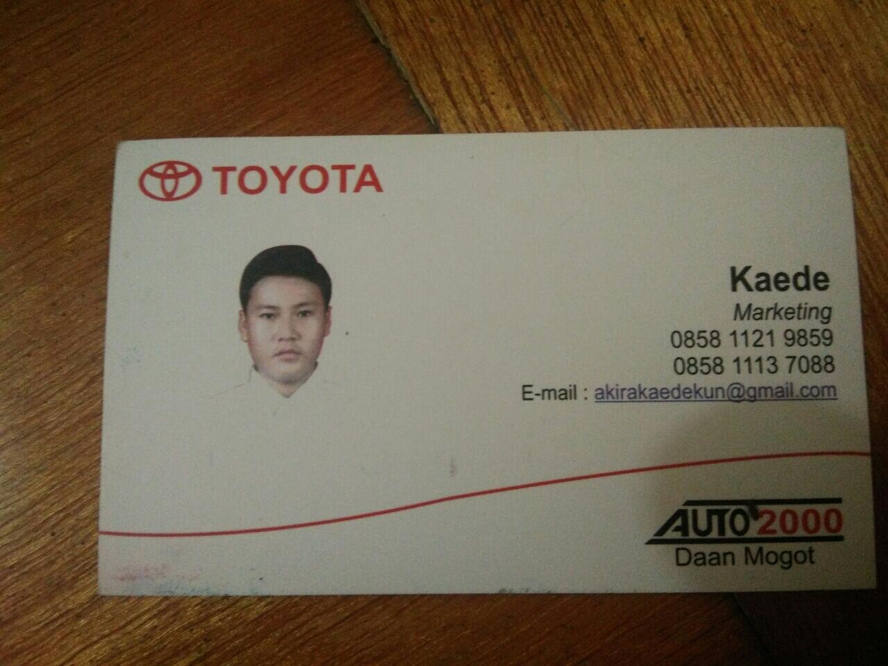 Toyota Daan Mogot Mengecewakan