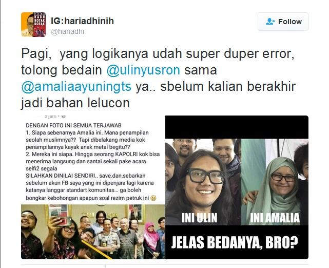 Polisi Sebut Pertemuan Kapolri dan Buzzer Ahok Fitnah