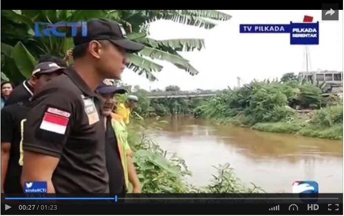 Agus Yudoyono Akan Buat Sungai Ciliwung Bersih dari Sampah