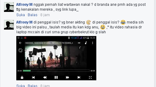 ORANG INDONESIA INI UNGKAP ISIS ADALAH BUATAN AMERIKA DAN PENGGOROKAN ADALAH BOHONG