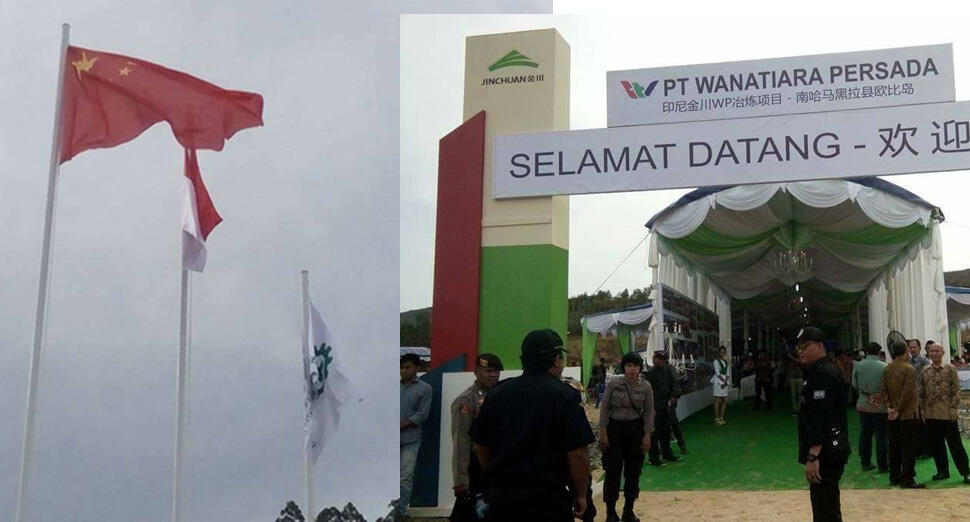 Bendera Tiongkok Lebih Besar Berkibar Sejajar dengan Merah Putih, Netizen Heboh
