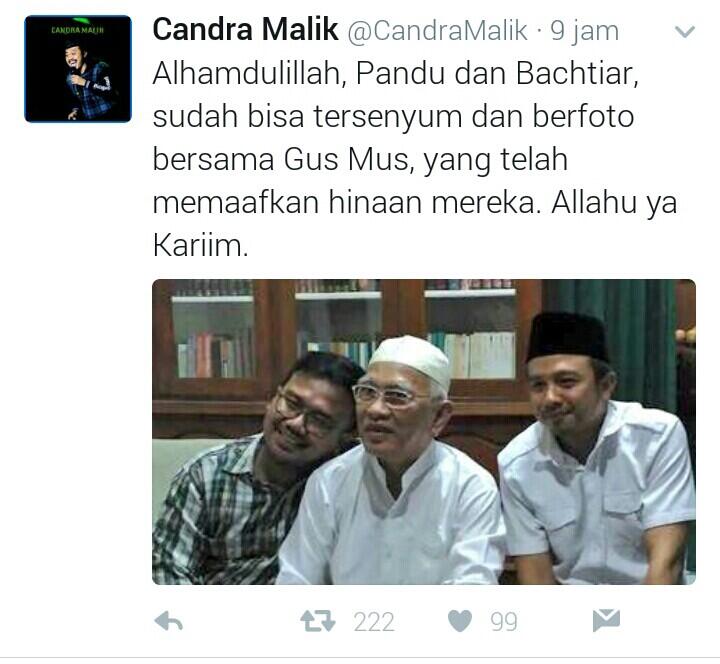 Gus Mus Minta Karyawan PT Adhi Karya yang Hina Dirinya di Twitter Tak Dipecat

