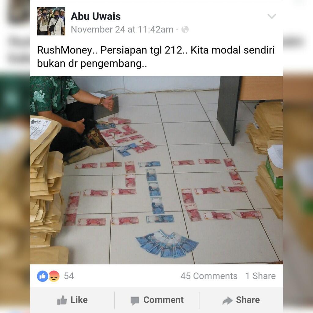 Abu Uwais Pelaku Penyebar Isu Rush Money Guru SMK di Pluit