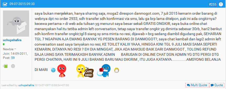 Jangan beli minimotor di danmogot medan gan, barang yang dikirim rongsokan. hati-hati