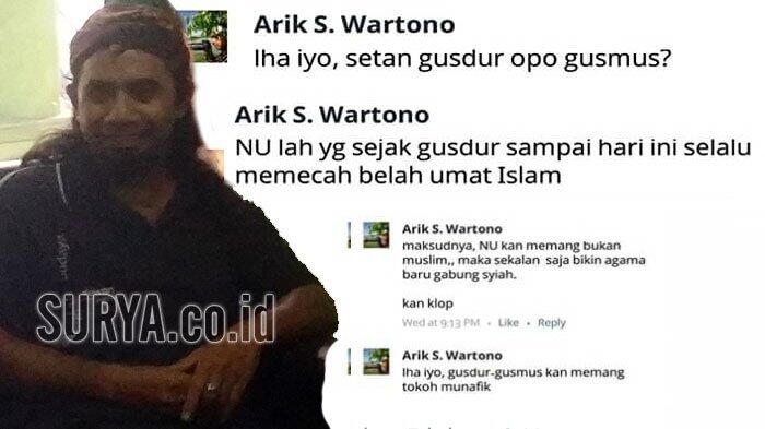 Lebih Parah Lagi, Facebooker Ini Sebut Gus Dur dan Gus Mus sebagai Setan