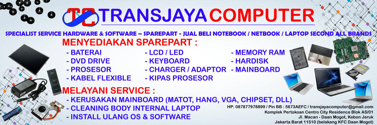 Jasa Service Kerusakan Mainboard Laptop Notebook Netbook Grogol Daan Mogot - Jakarta
