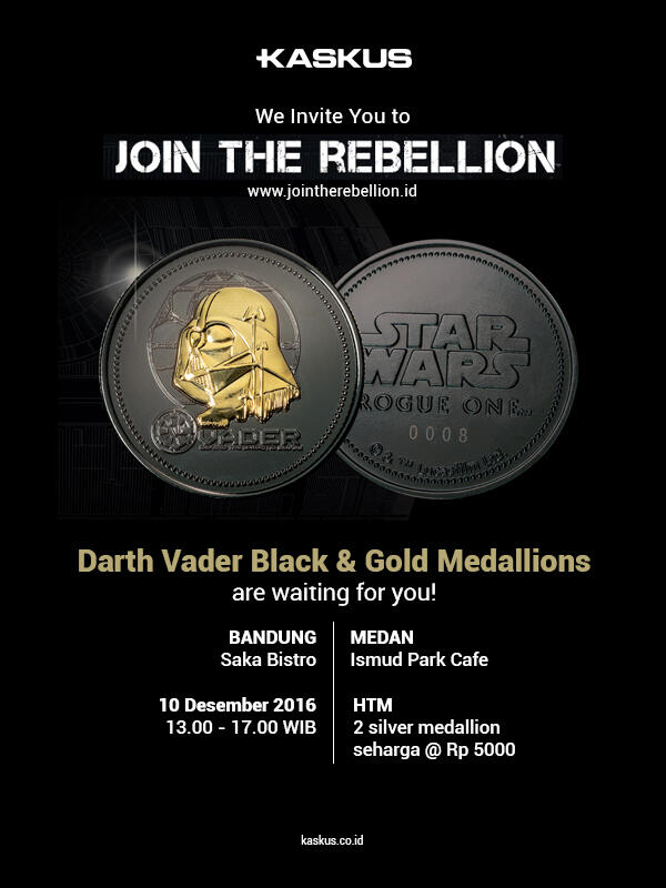 Dapetin Star Wars Medallion Spesial Cuma di Sini Gan!