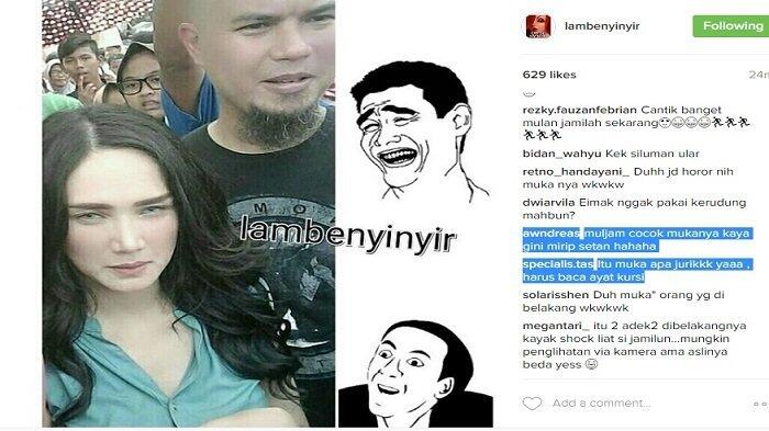 Netizen Takut Lihat Wajah Mulan Jameela Saat Ikut Ahmad Dhani Blusukan