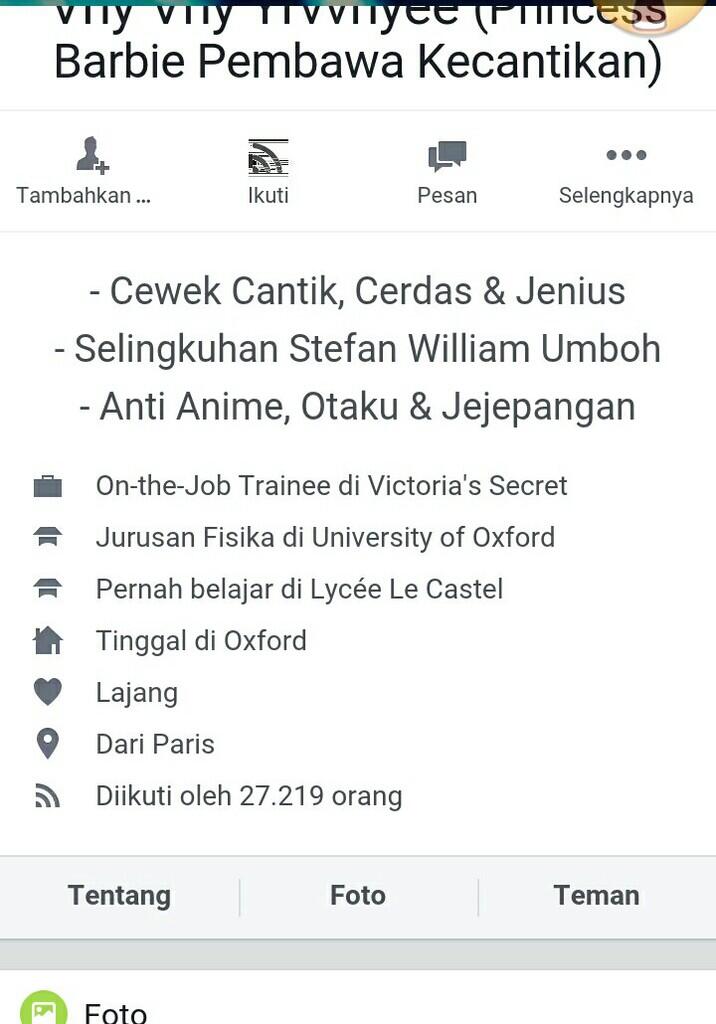 Cewe nih bagi agan yang masuk kriteria :D