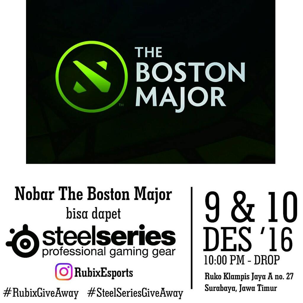 Nobar Boston Major di Surabaya