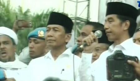 Jokowi Orasi, Puji Aksi Massa Berlangsung Tertib