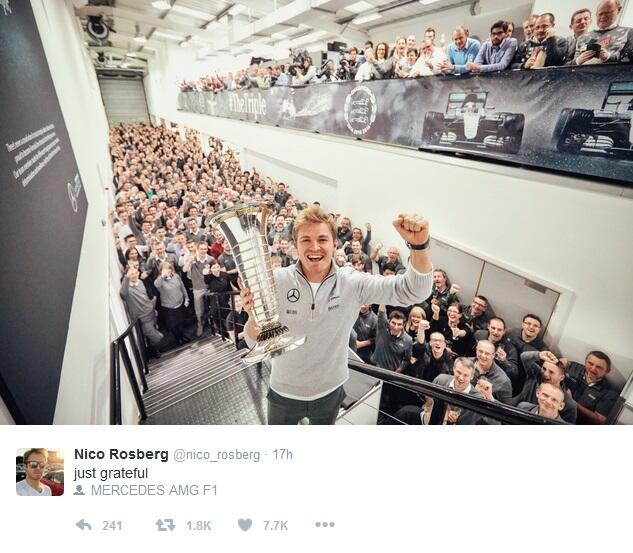 Juara Dunia Baru Formula 1 Nico Rosberg Mengumumkan Pensiun