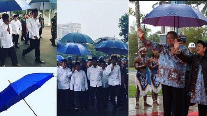 Di Moment Ini, SBY Pegang Payung Sendiri Brg Bu Ani, Tp Kok Reaksi Netizen gak Heboh?