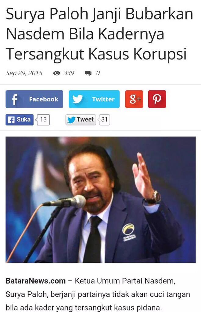 Aksi Budaya ‘Kita Indonesia’, DPW Nasdem Lampung Kirim 7 Ribu Kader
