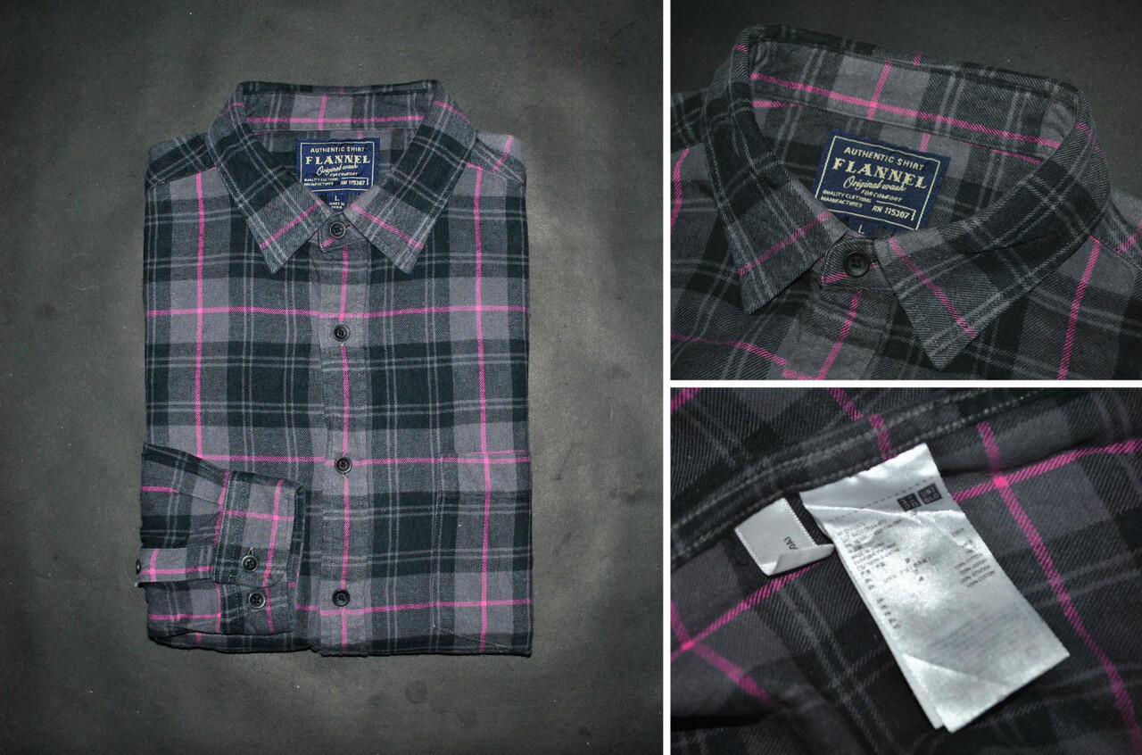Jual Kemeja Flanel/Flannel ( Uniqlo,Vans,Converse,Fila, DLL ) Murah Pisan!!!!