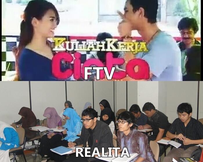 Beda Kuliah di FTV dan Realita