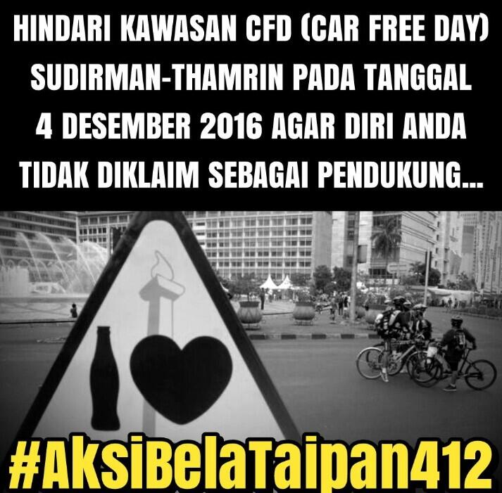 Aksi 412 Malah Buat Runyam Persoalan Bangsa