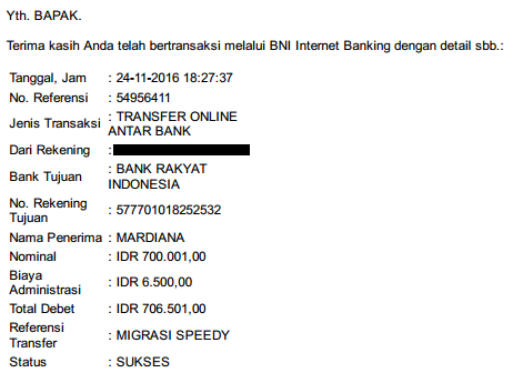 HATI-HATI PENIPUAN JASA UPGRADE SPEEDY ILEGAL BERKEDOK LEGAL! 