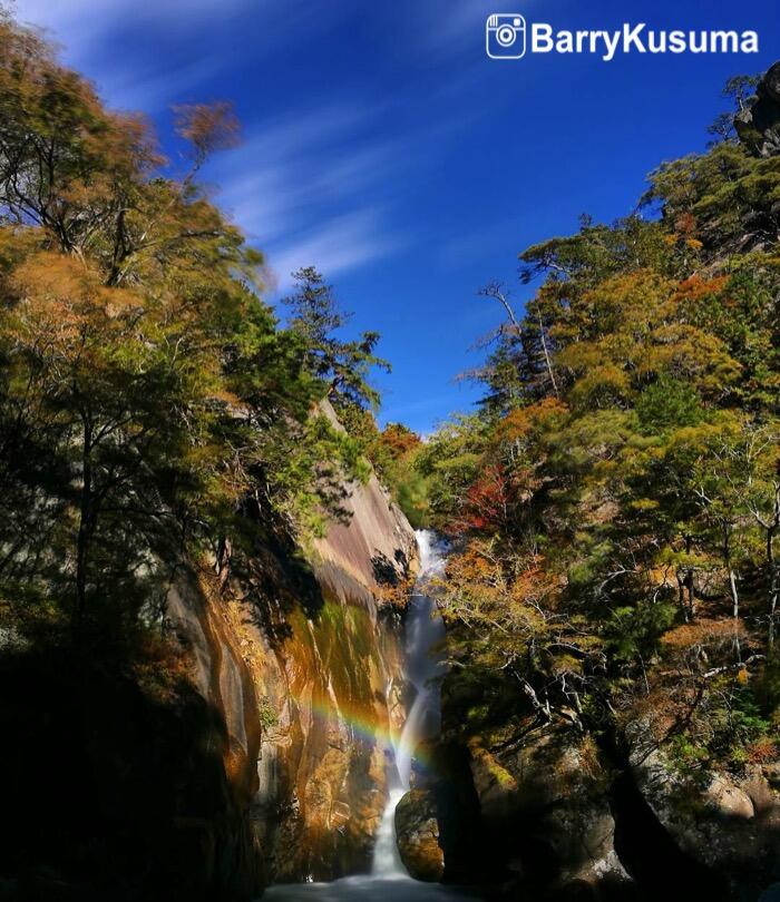 Sengataki Waterfall, Air Terjun terindah di Kofu Yamanashi Jepang.