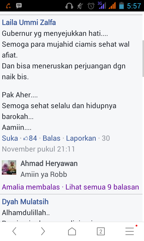 aher pemimpin yg dicintai rakyat