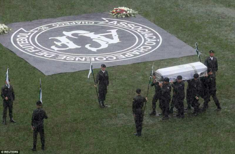 Gambar Memilukan Tragedi Chapecoense