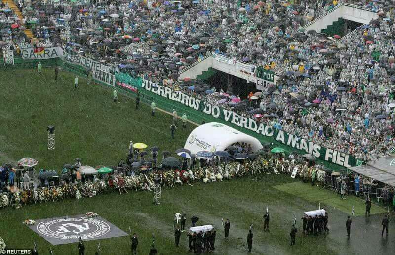 Gambar Memilukan Tragedi Chapecoense