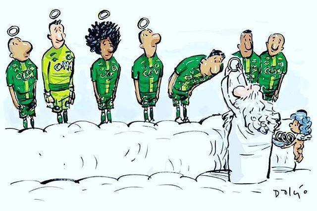 Gambar Memilukan Tragedi Chapecoense