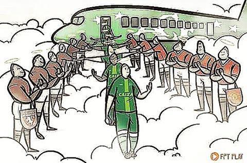 Gambar Memilukan Tragedi Chapecoense