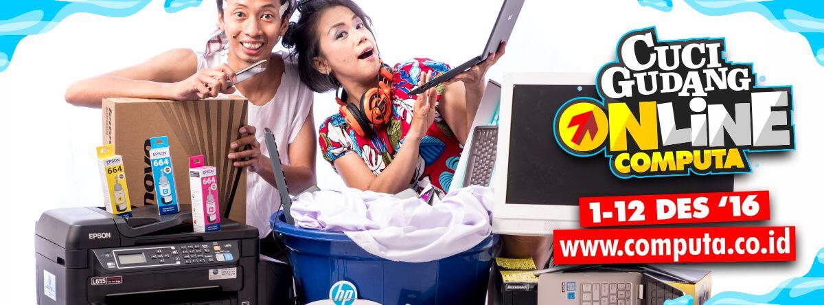 CUCI GUDANG ONLINE COMPUTA 1-12 Des 2016 Notebook Printer Harga Spesial - Yogyakarta