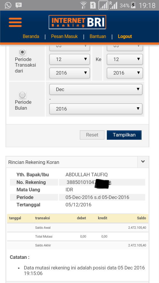 Indikasi Penipuan Mandiri E-Cash