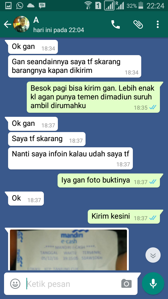 Indikasi Penipuan Mandiri E-Cash
