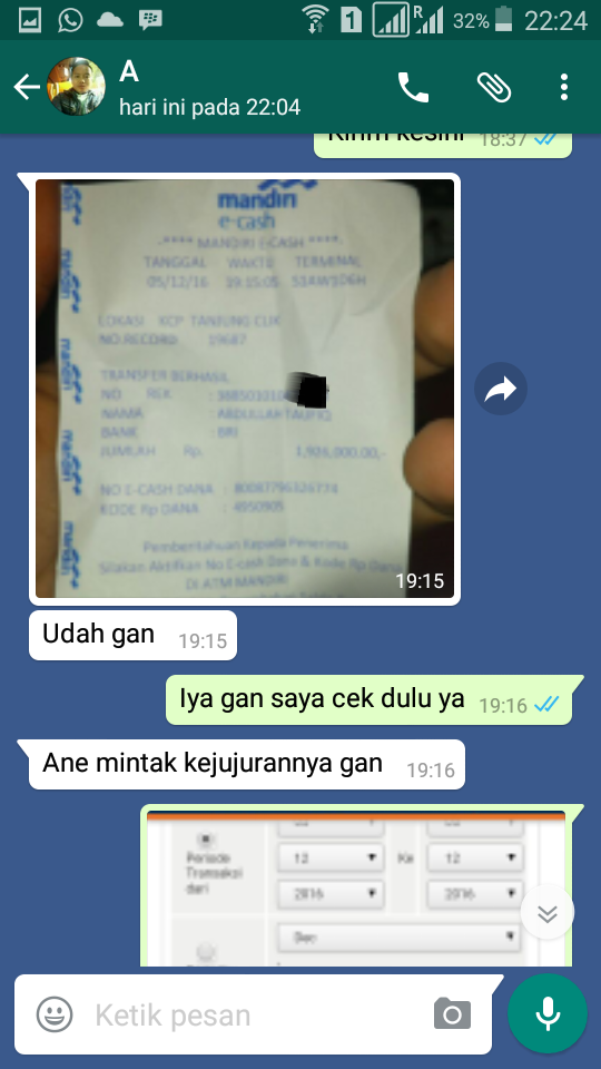 Indikasi Penipuan Mandiri E-Cash