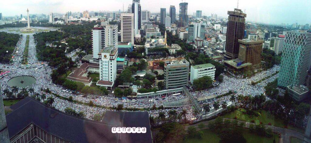 Jumlah Makmum Shalat Jumat di Aksi 212 Lebih Banyak Dibanding Saat Musim Haji'