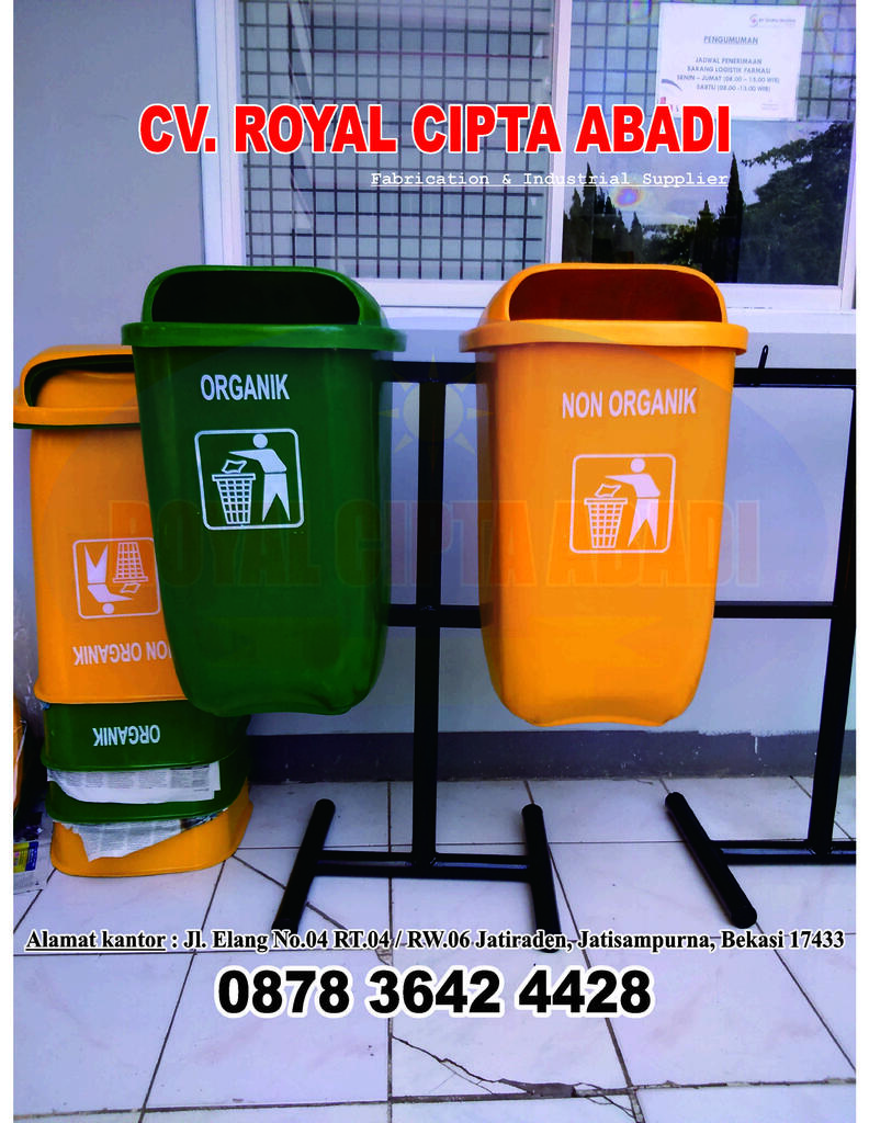 tempat sampah fiber warna bagus dan awet