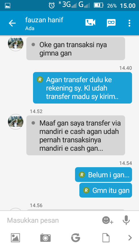 penipuan jual-beli modus transaksi dg mandiri e-cash