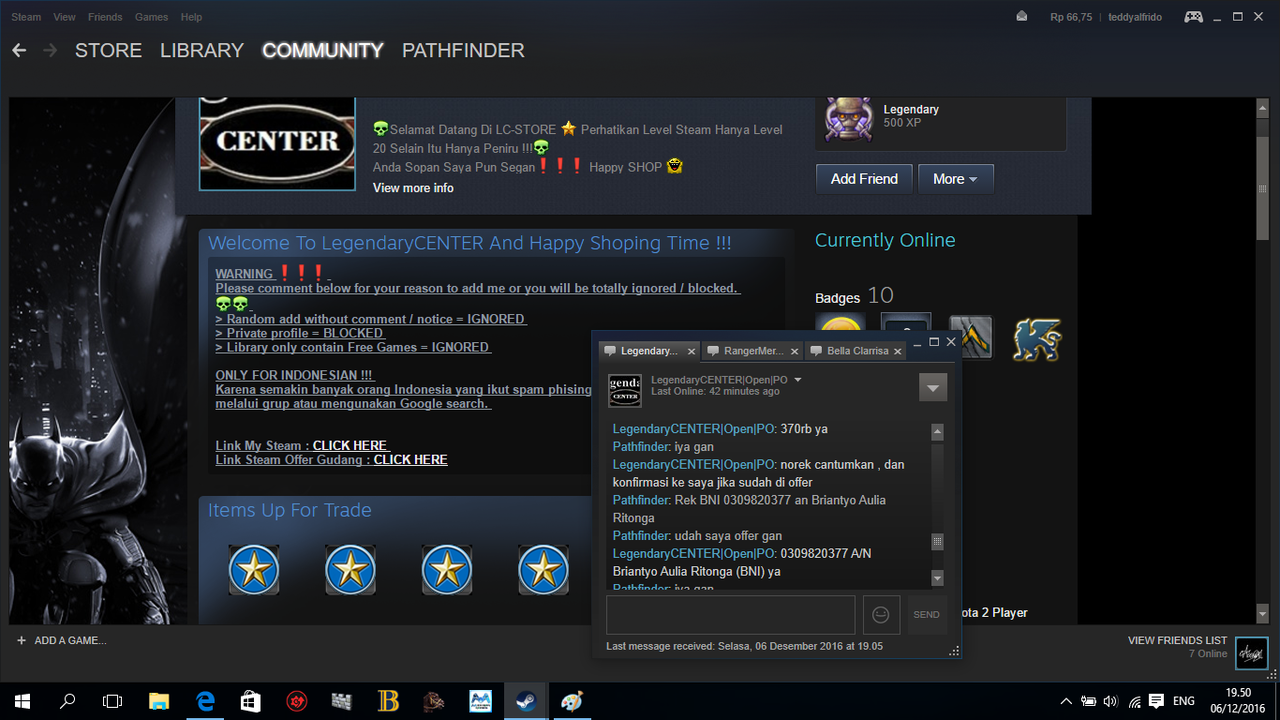 HATI HATI GAN, PENIPU DOTA 2