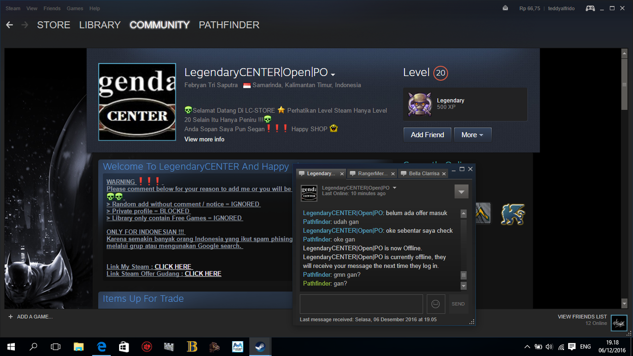 HATI HATI GAN, PENIPU DOTA 2